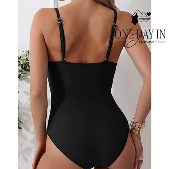 Eomenie Tummy Control One Piece Swimsuit Size XL - Picture 2 of 7
